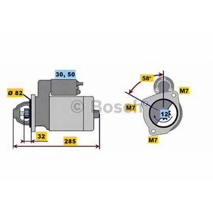 Фото Стартер BOSCH 0001218020