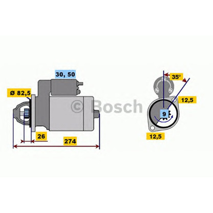 Фото Стартер BOSCH 0001218119