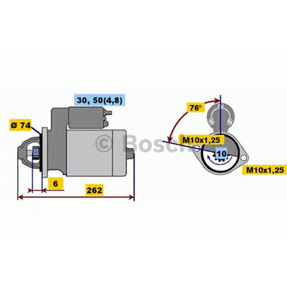 Foto Motorino d'avviamento BOSCH 0001218166