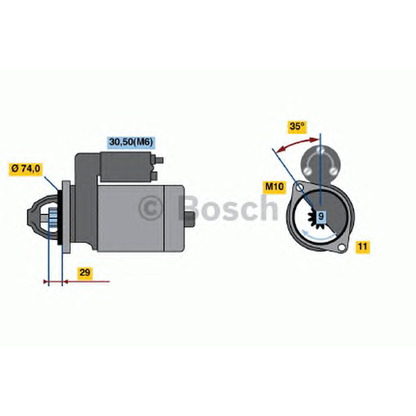 Photo Starter BOSCH 0001223018