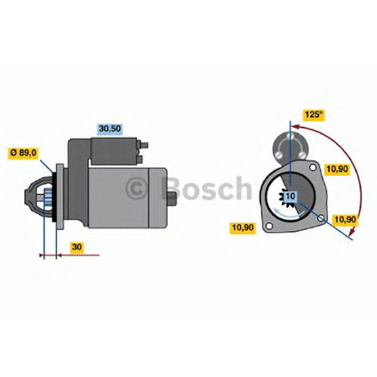 Foto Motorino d'avviamento BOSCH 0001231017