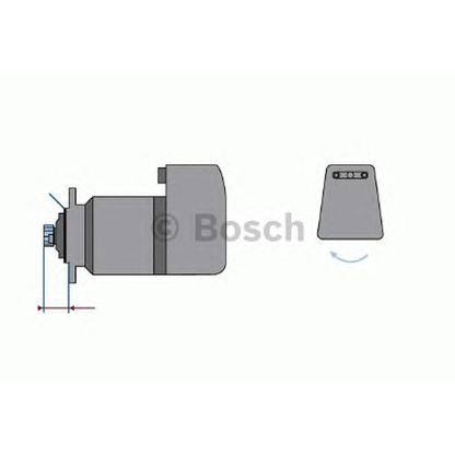 Foto Motor de arranque BOSCH 0001601027