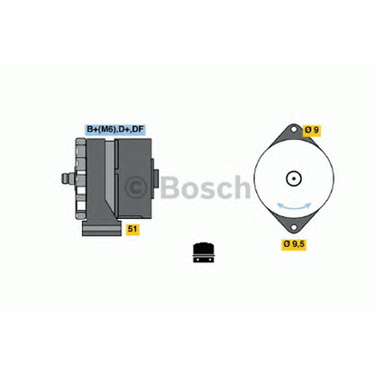 Photo Alternator Regulator BOSCH 0120400706