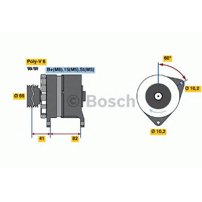 Foto Alternador BOSCH 0120468127