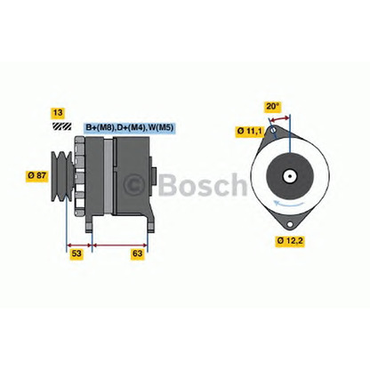 Zdjęcie Alternator BOSCH 0120469010