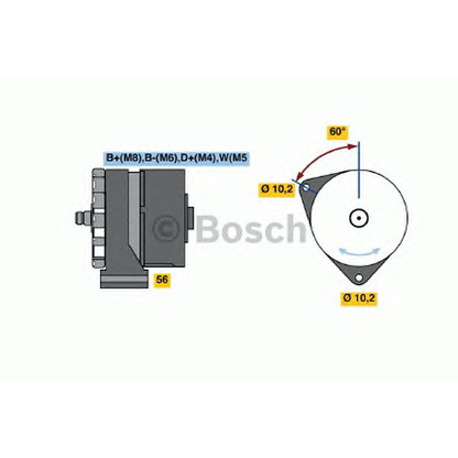 Photo Alternator BOSCH 0120469797