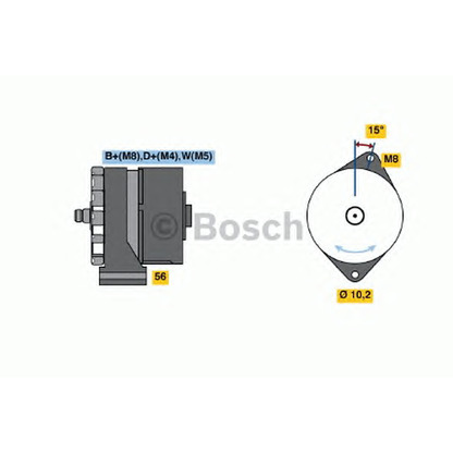 Photo Alternator BOSCH 0120469850