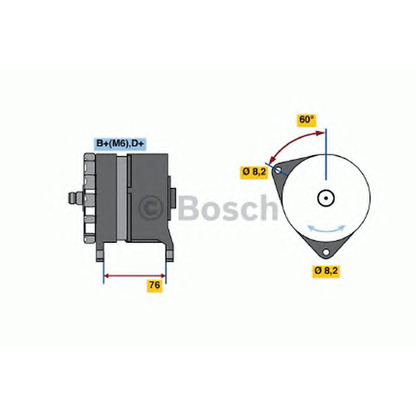 Foto Alternador BOSCH 0120469915