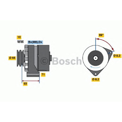 Photo Alternator BOSCH 0120469993