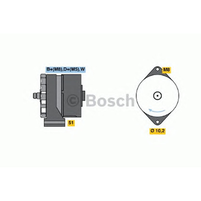 Foto Alternatore BOSCH 0120484011