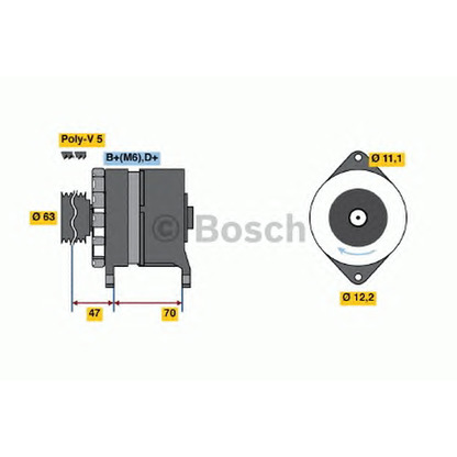 Photo Alternator BOSCH 0120488287