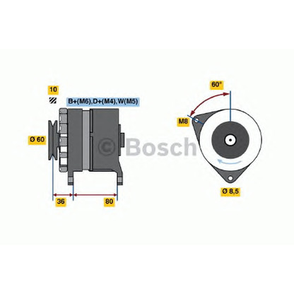 Zdjęcie Alternator BOSCH 0120489347