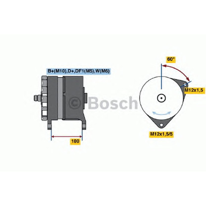 Zdjęcie Alternator BOSCH 0120689536