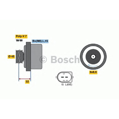 Photo Alternateur BOSCH 01220AA1H0