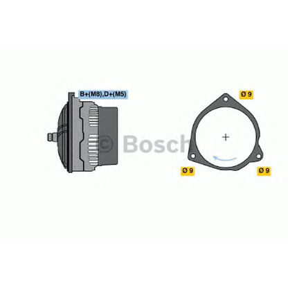 Zdjęcie Alternator BOSCH 0123105003