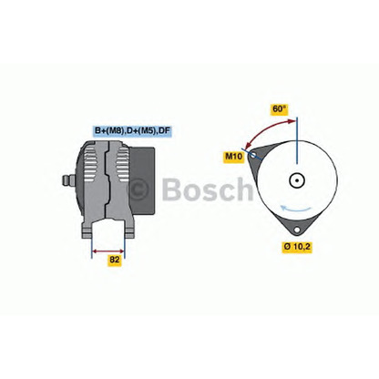 Photo Alternator BOSCH 0123520027