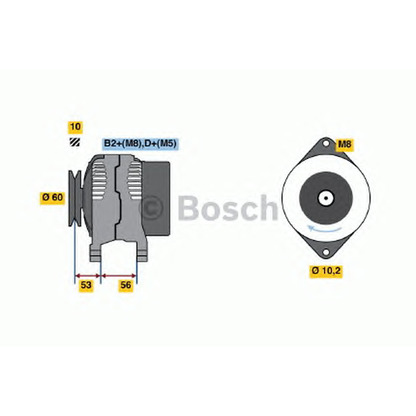 Zdjęcie Alternator BOSCH 0124225025