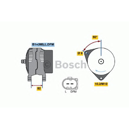 Foto Regulador del alternador BOSCH 0124325036