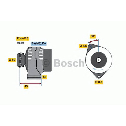 Фото Генератор BOSCH 0124325117