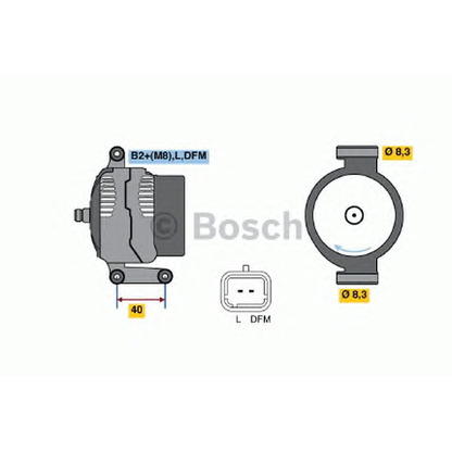 Zdjęcie Alternator BOSCH 0124415014