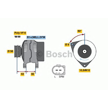 Photo Alternateur BOSCH 0124515024