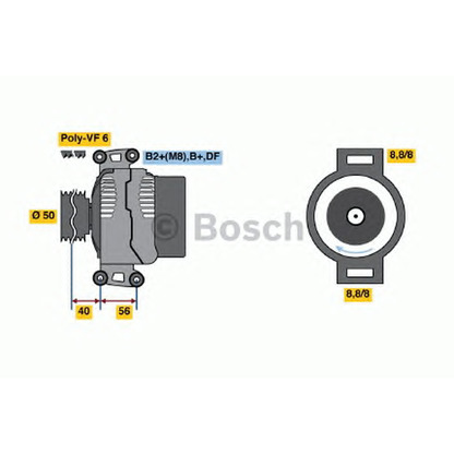 Фото Генератор BOSCH 0124515115