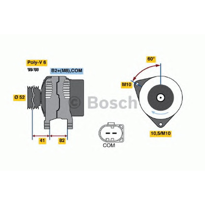 Фото Генератор BOSCH 0124525107