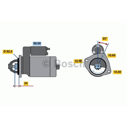 Foto Motorino d'avviamento BOSCH 0986010950