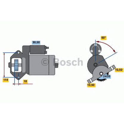 Foto Starter BOSCH 0986012921