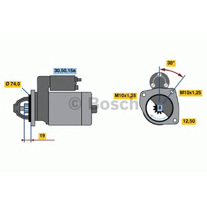 Foto Motorino d'avviamento BOSCH 0986013501