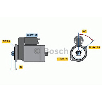 Foto Motorino d'avviamento BOSCH 0986014041