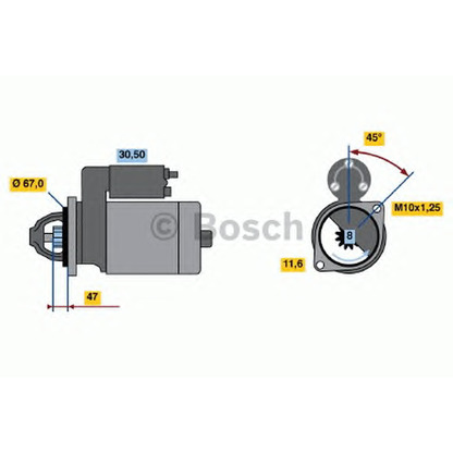 Zdjęcie Rozrusznik BOSCH 0986014111