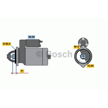 Foto Motorino d'avviamento BOSCH 0986017420