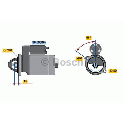 Фото Стартер BOSCH 0986018630