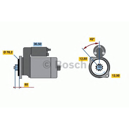 Foto Motorino d'avviamento BOSCH 0986018920