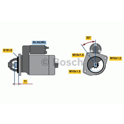 Zdjęcie Rozrusznik BOSCH 0986019220