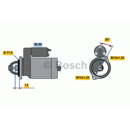 Photo Starter BOSCH 0986020411