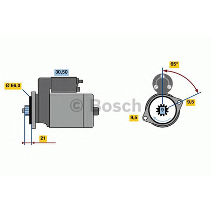 Foto Motorino d'avviamento BOSCH 0986023460