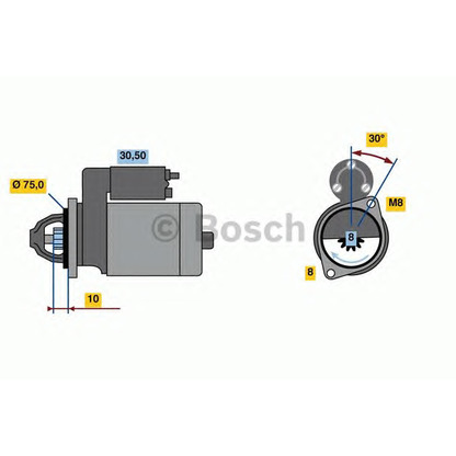 Photo Starter BOSCH 0986023880