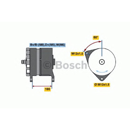 Photo Alternator BOSCH 0120689535