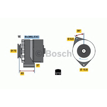 Фото Генератор BOSCH 0986031771