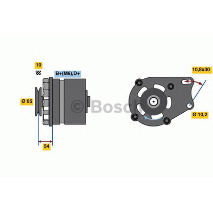 Zdjęcie Alternator BOSCH 0986032340