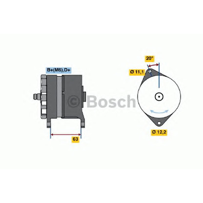 Zdjęcie Alternator BOSCH 0986034420