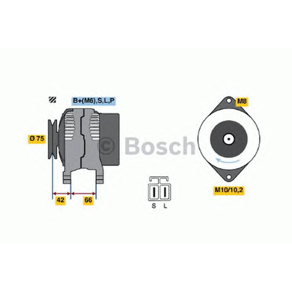 Foto Alternador BOSCH 0986036331