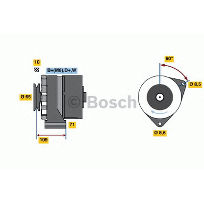 Foto Alternatore BOSCH 0986036490