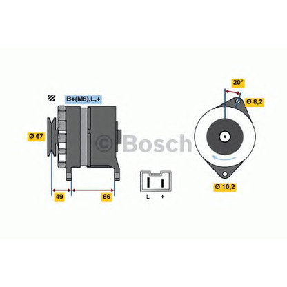 Zdjęcie Alternator BOSCH 0986036911