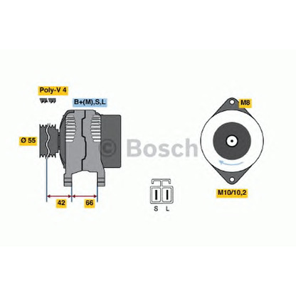 Фото Генератор BOSCH 0986037651