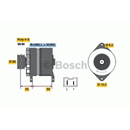 Foto Alternatore BOSCH 0986039961