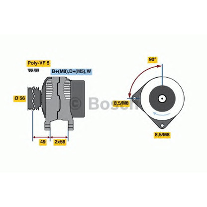 Foto Generator BOSCH 0986040930