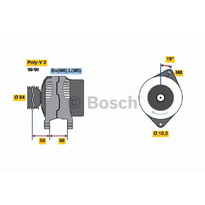 Фото Генератор BOSCH 0986041411